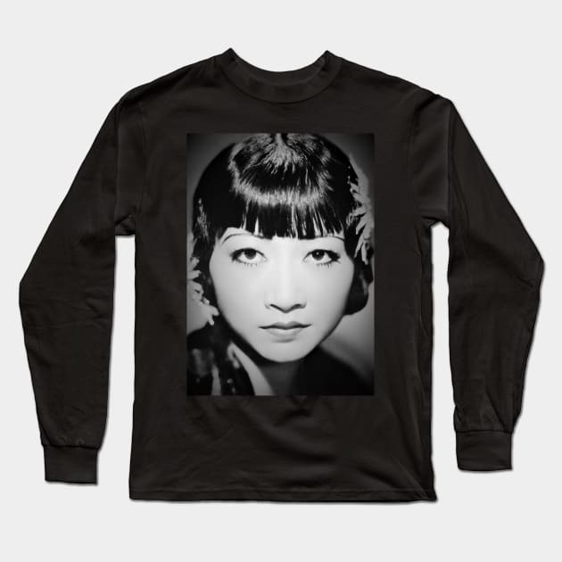 Anna May Wong Long Sleeve T-Shirt by SILENT SIRENS